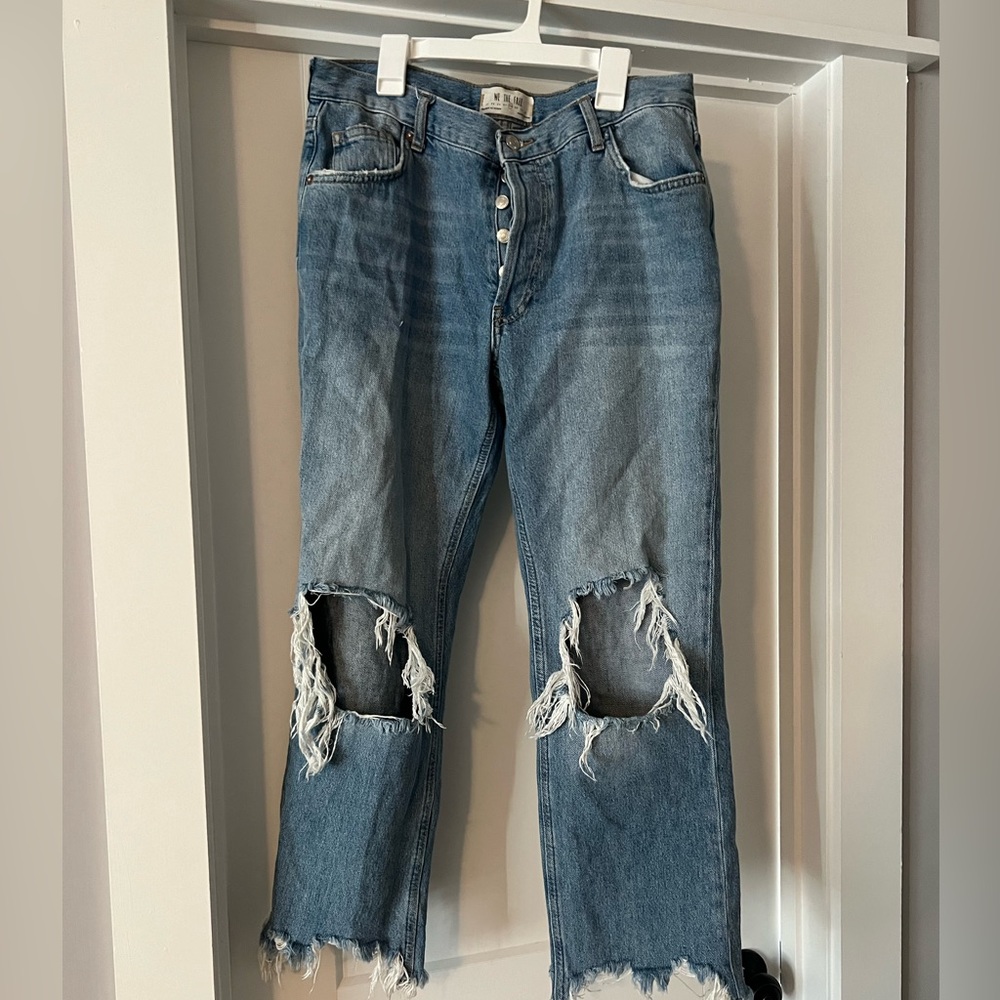 Free people cropped jeans